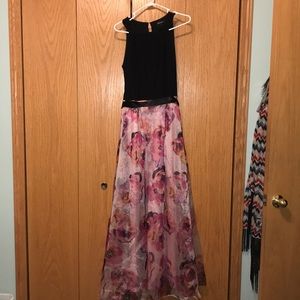 Floral skirt prom Dress